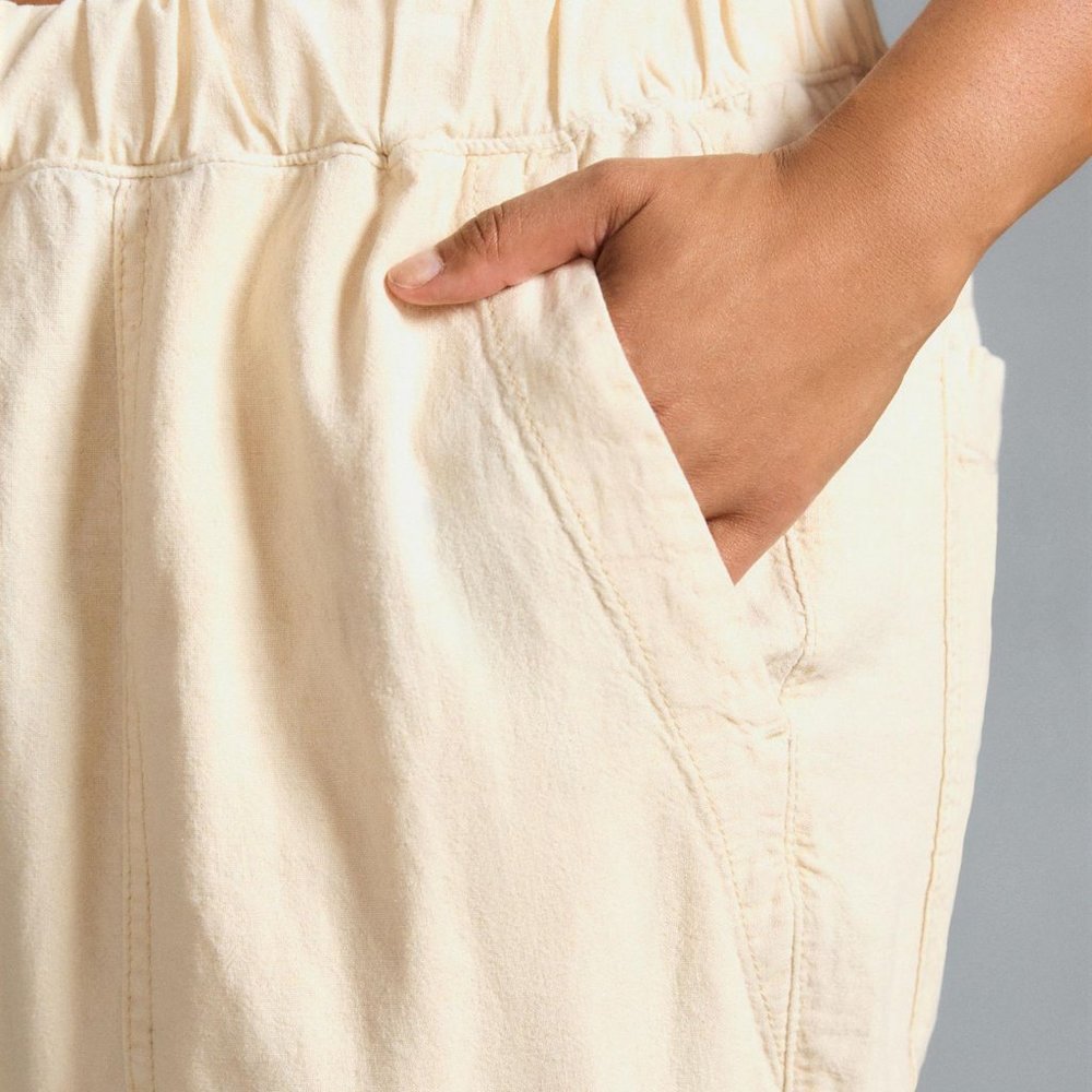 Pilcro Linen Drawstring Pants - Picture 4 of 6